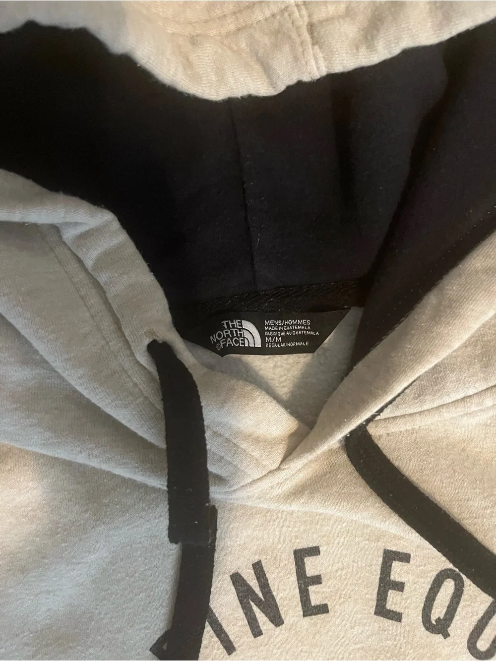 The North Face light cream